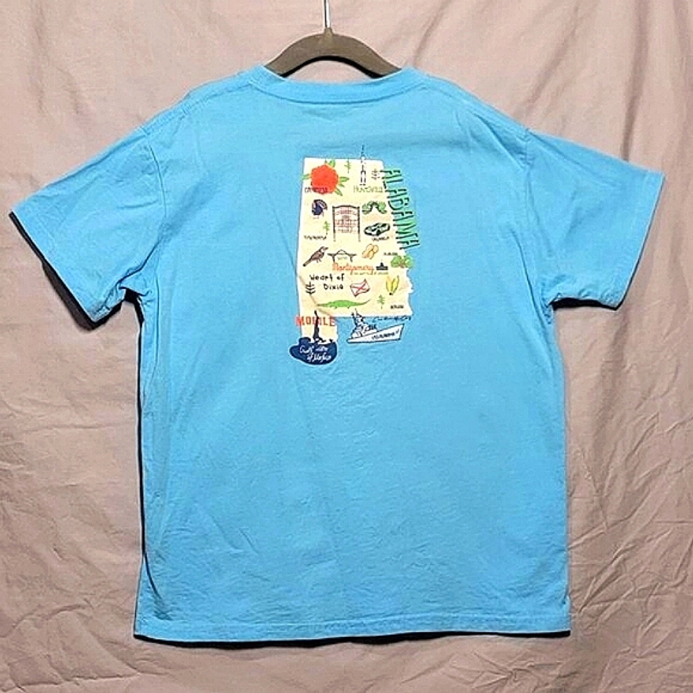 Cardin McCoy kids blue shirt - Alabama - L (12/14)